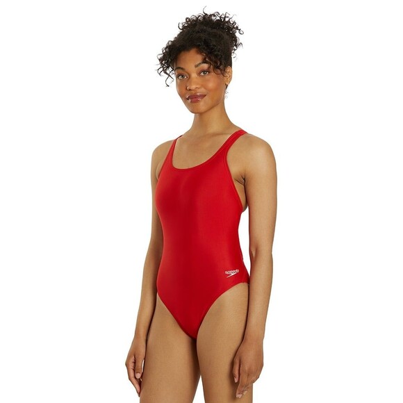 Speedo Pro LT One Piece Red Swimsuit Size 6  /  32 New NWT Performance - Picture 4 of 6